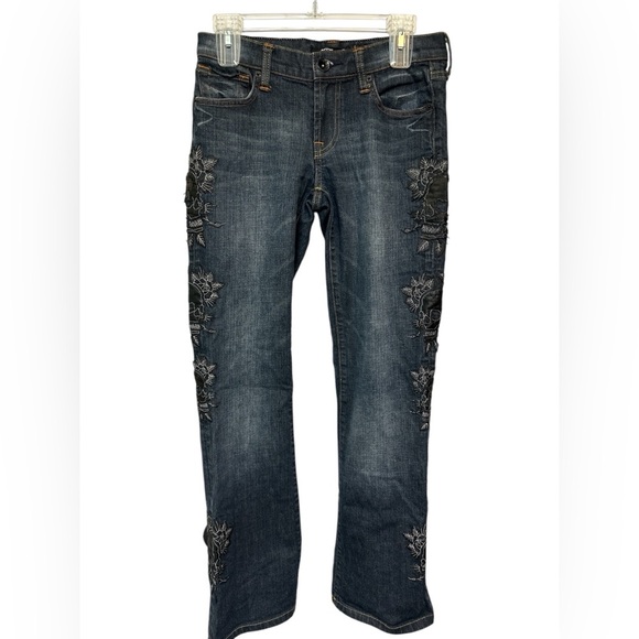 Vintage Ed Hardy skull embellished jeans - Picture 1 of 13